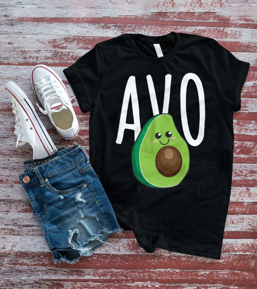Avo Avocado Cute Vegan Couples Loves Matching T-Shirt
