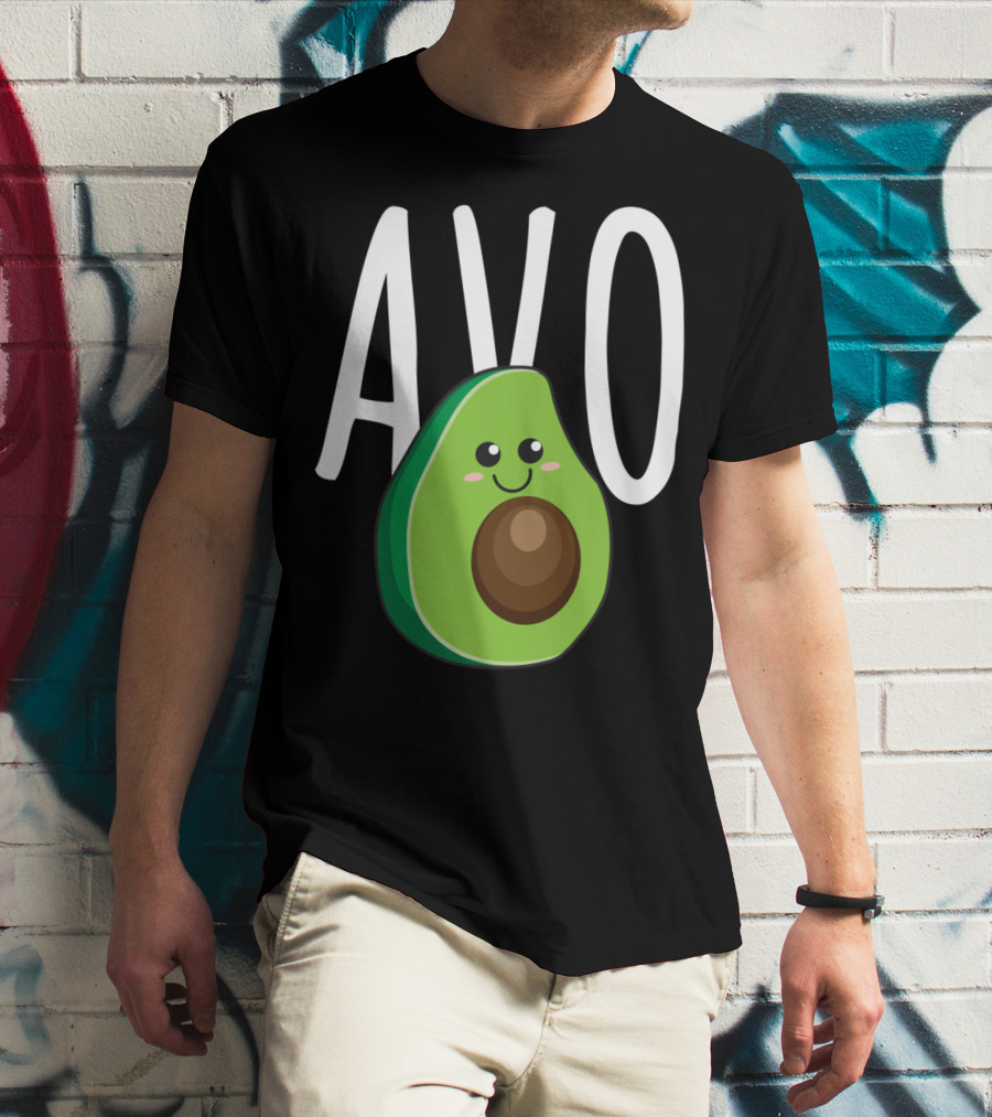 Avo Avocado Cute Vegan Couples Loves Matching T-Shirt