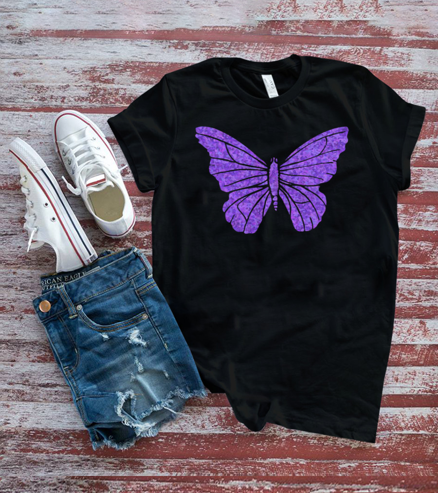 Butterfly Purple Lavender Wings T-Shirt