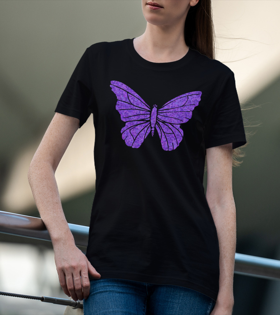 Butterfly Purple Lavender Wings T-Shirt