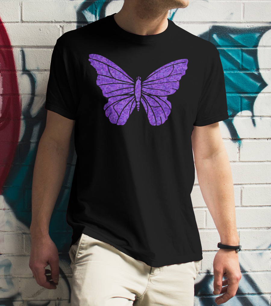 Butterfly Purple Lavender Wings T-Shirt