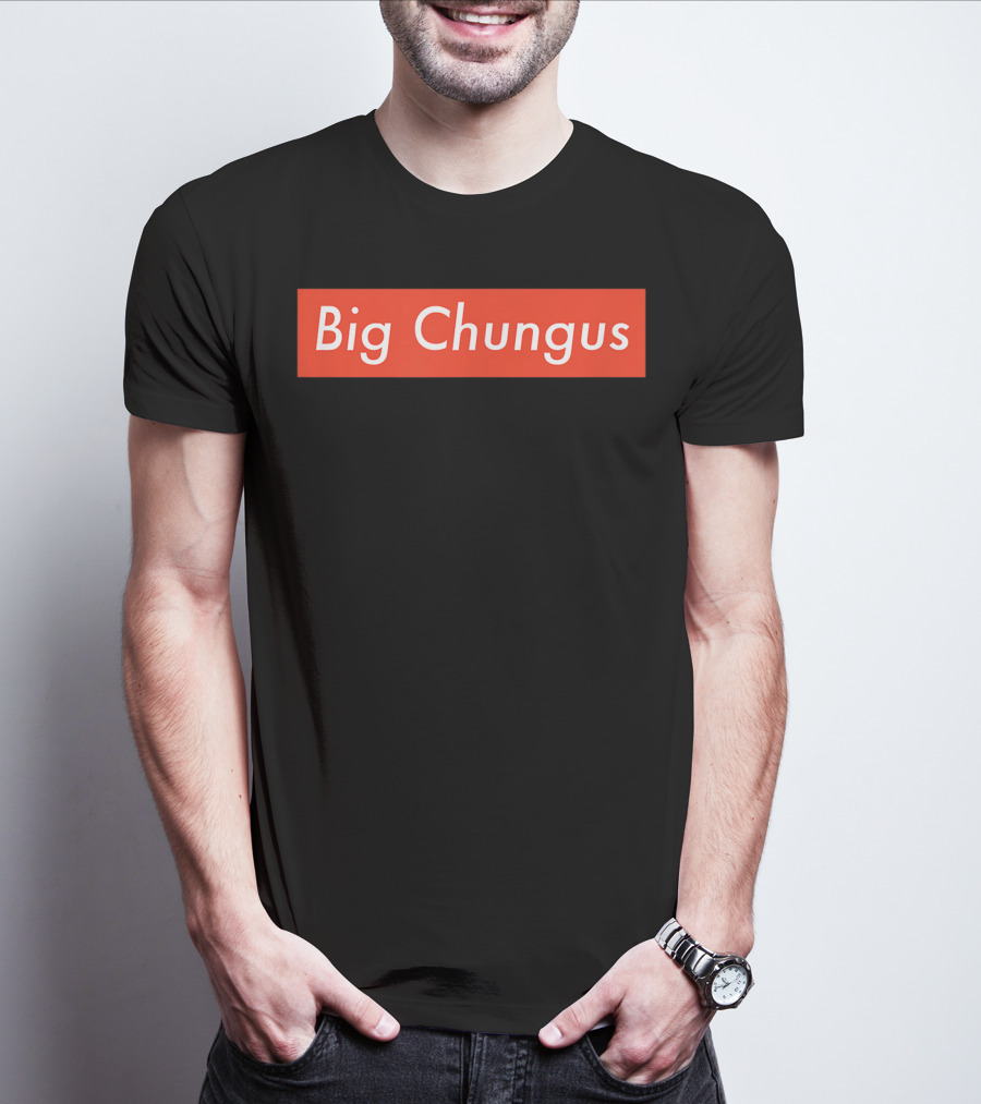 Big Chungus Meme Red Box T-Shirt