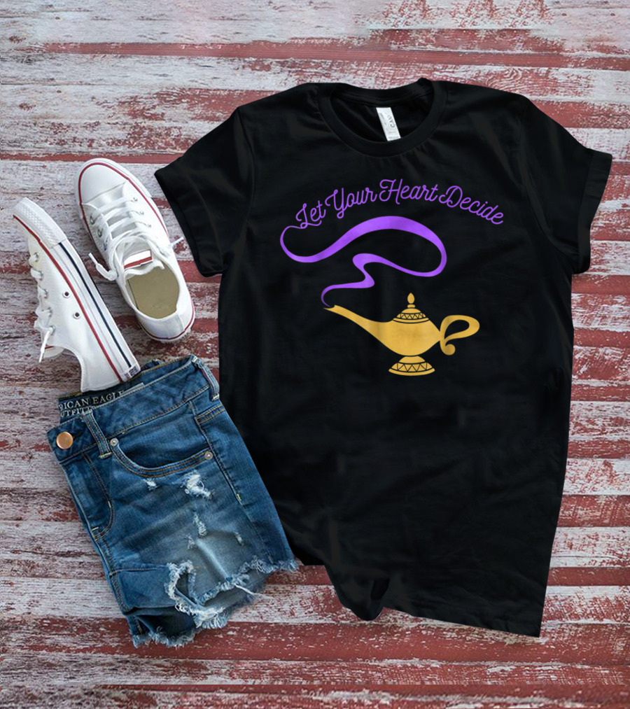 Disney Aladdin Genie Lamp Let Your Heart Decide T-Shirt