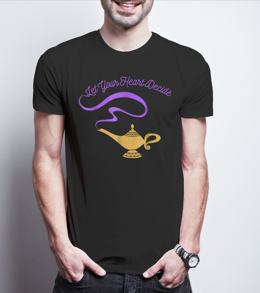 Disney Aladdin Genie Lamp Let Your Heart Decide T-Shirt