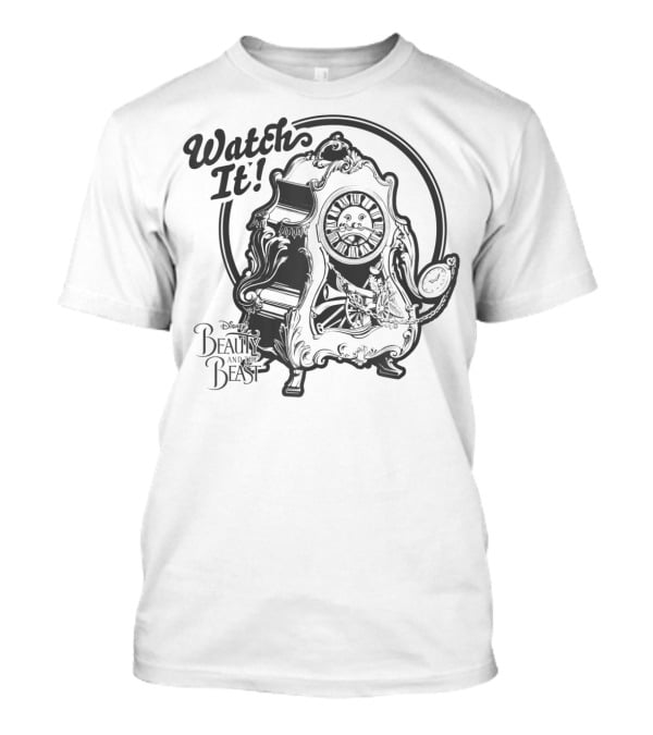 Disney Beauty And The Beast Cogsworth Watch It T-Shirt