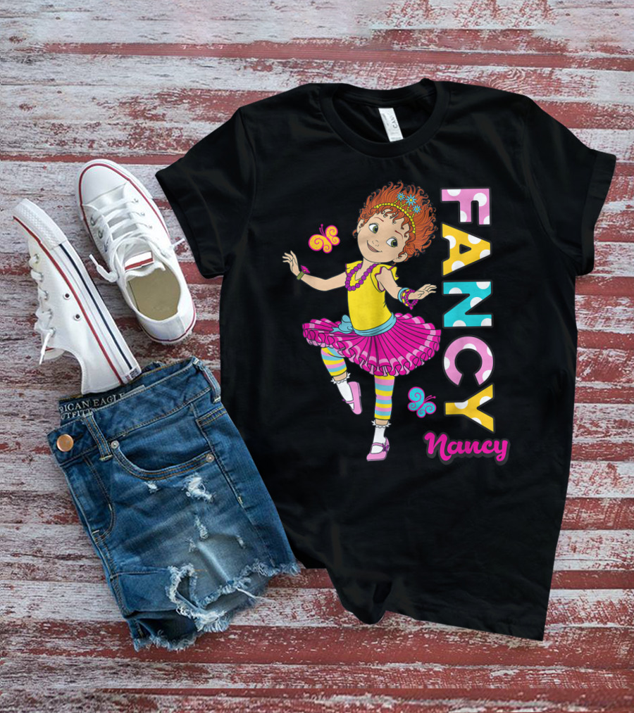 Disney Fancy Nancy Dancing With Nancy Colorful Ballet Outfit Fun T-Shirt