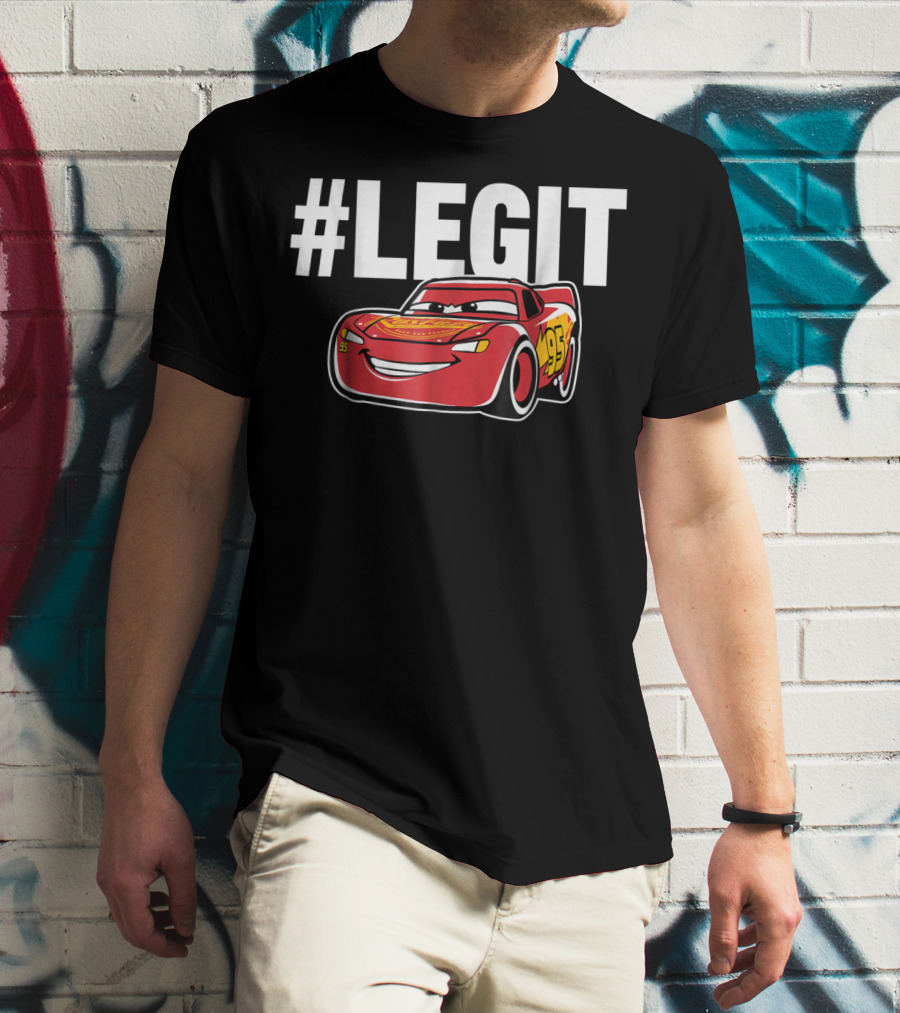 Legit Disney Pixar Cars 3 Lightning McQueen 95 T-Shirt