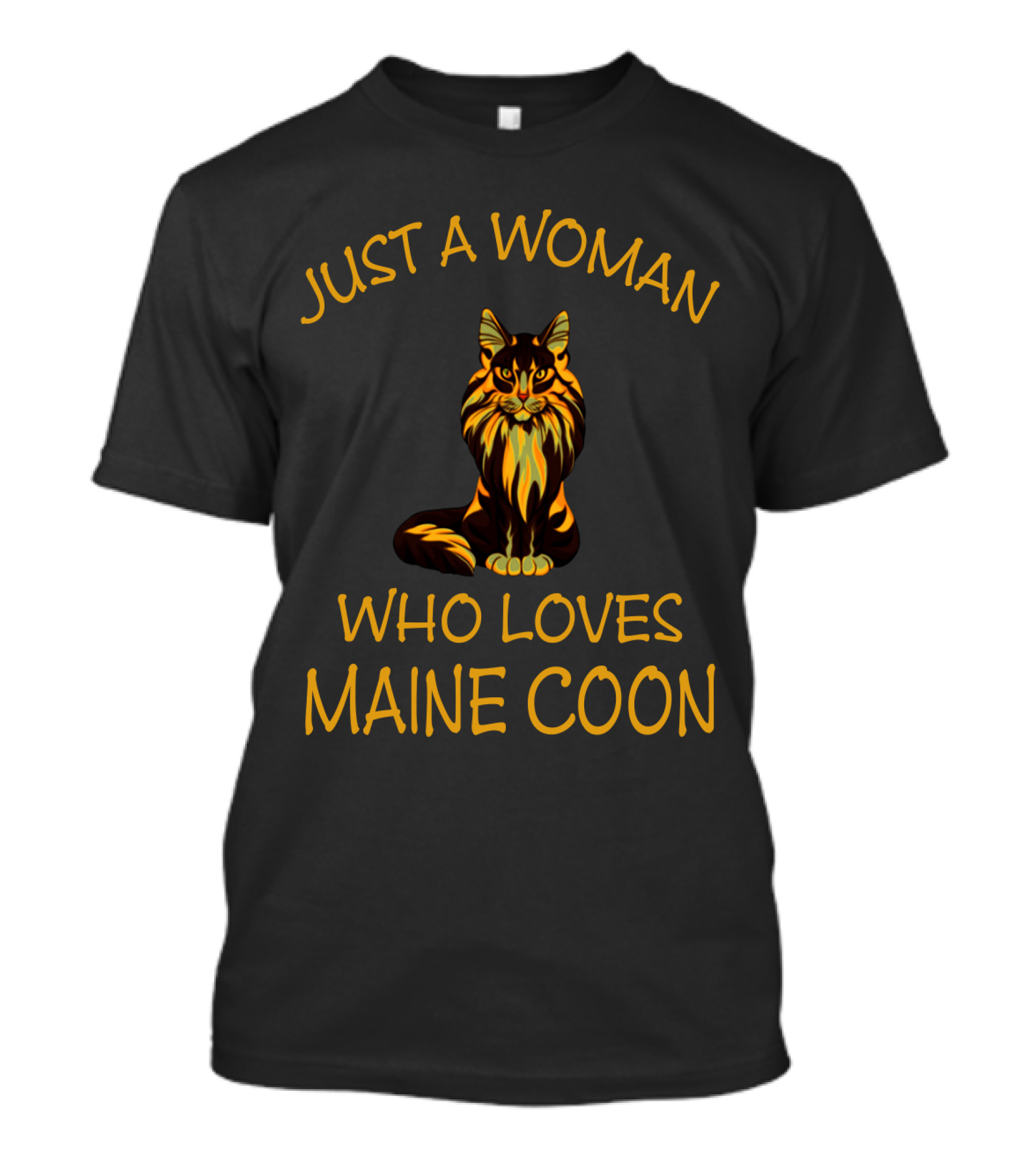 JUST A WOMAN WHO LOVES MAINE COON T-Shirt