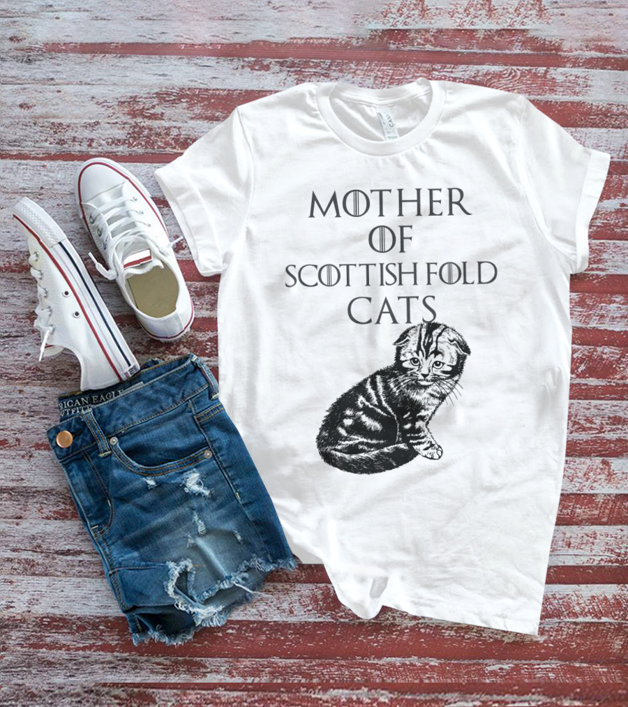 Mother Of Scottish Fold Cats T-Shirt
