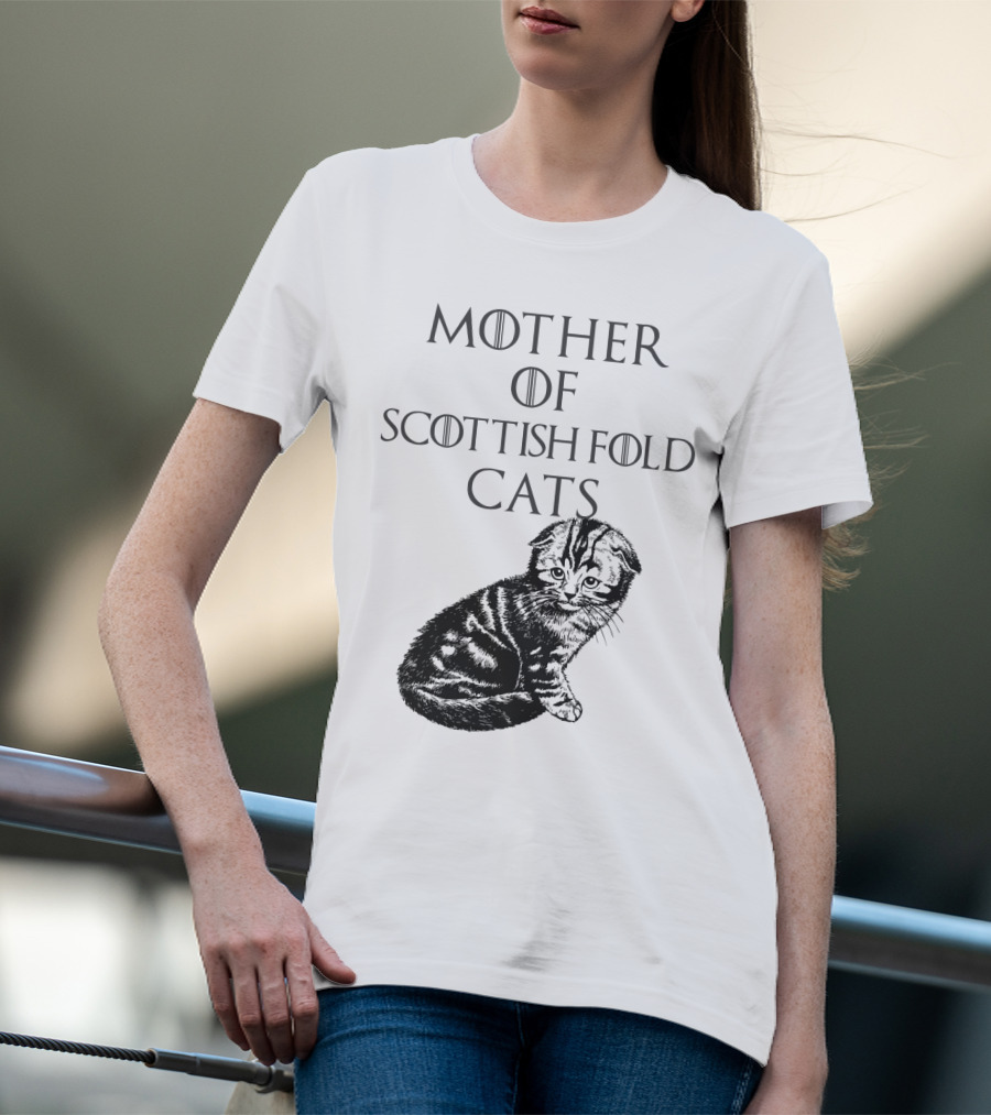 Mother Of Scottish Fold Cats T-Shirt