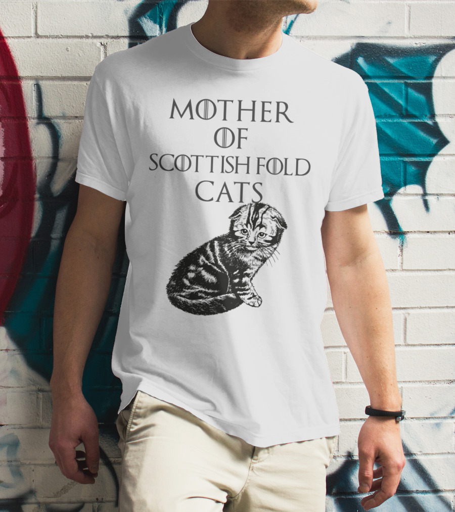 Mother Of Scottish Fold Cats T-Shirt