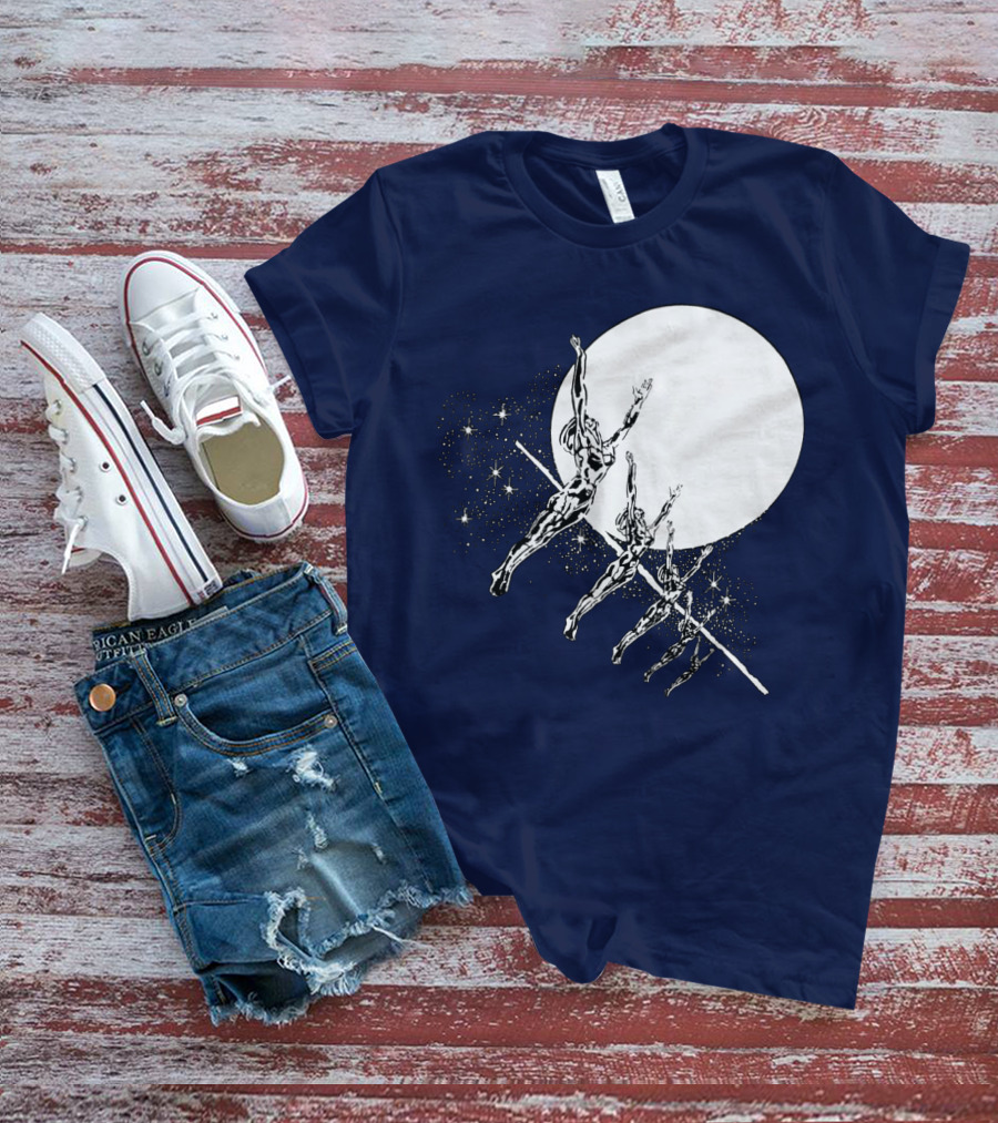 HAWKWIND BAND SPACE THEMED ASTRONAUTS MOON JUMPING T-Shirt