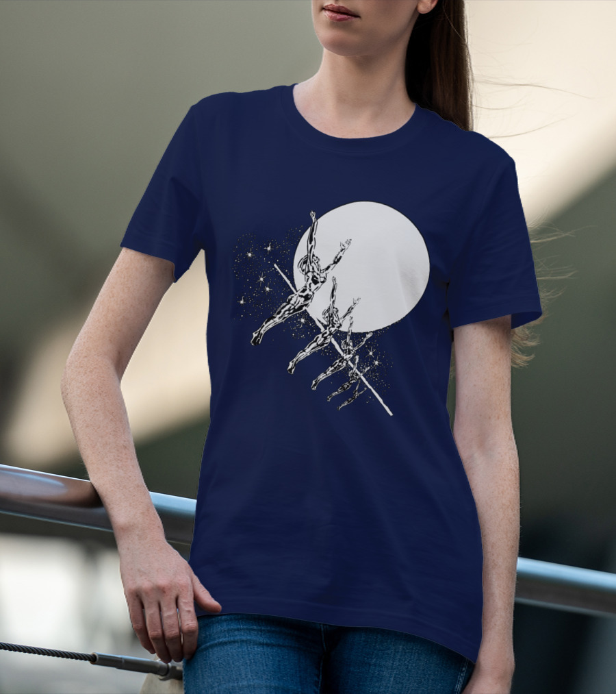 HAWKWIND BAND SPACE THEMED ASTRONAUTS MOON JUMPING T-Shirt