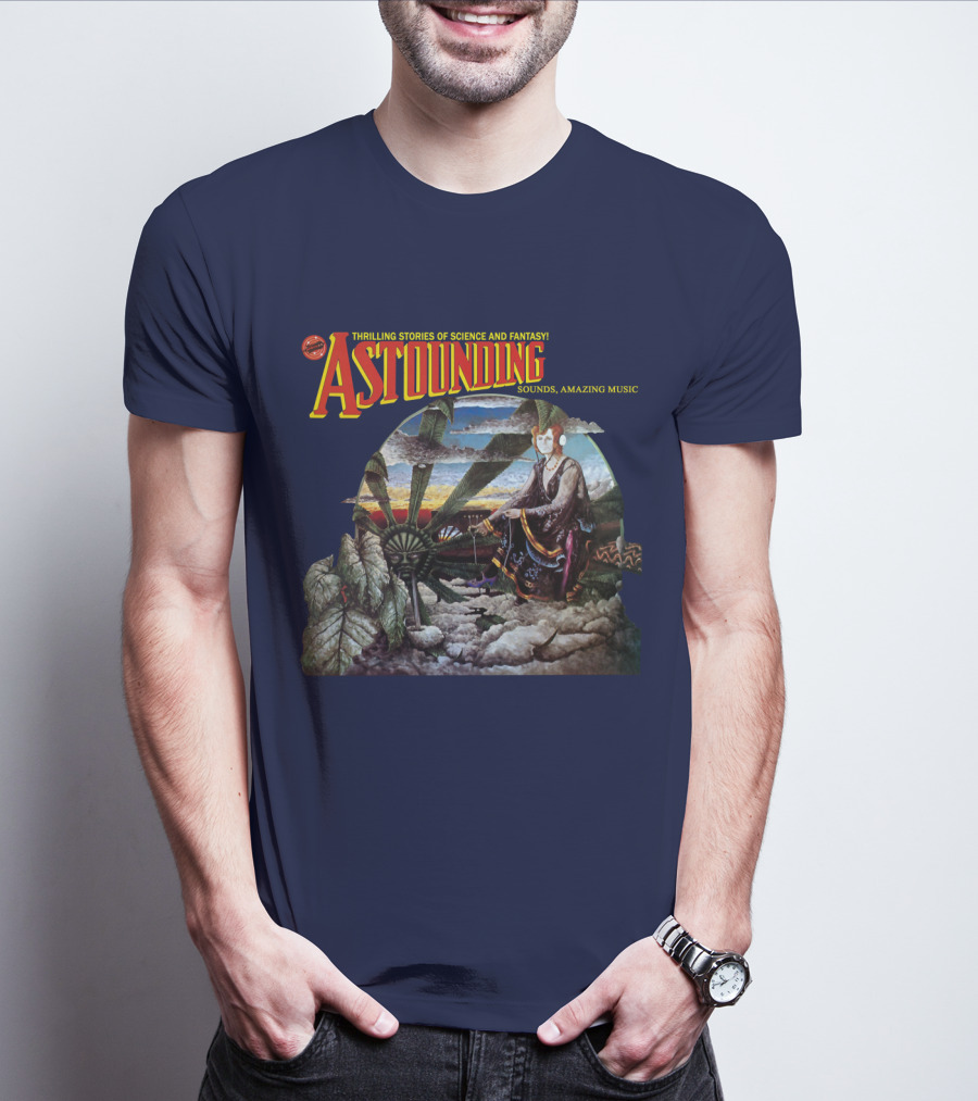 Thrilling Stories Of Science And Fantasy Astounding Sounds Amazing Music T-Shirt