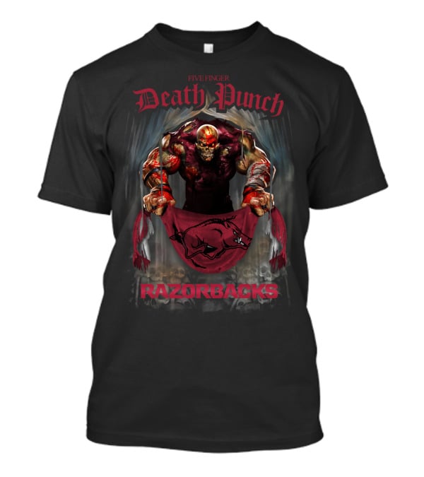 Five Finger Death Punch Razorbacks Arkansas T-Shirt