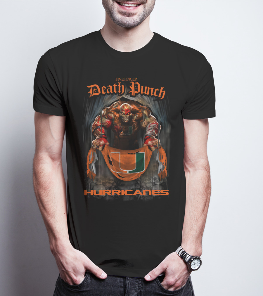 Five Finger Death Punch Miami Hurricanes T-Shirt