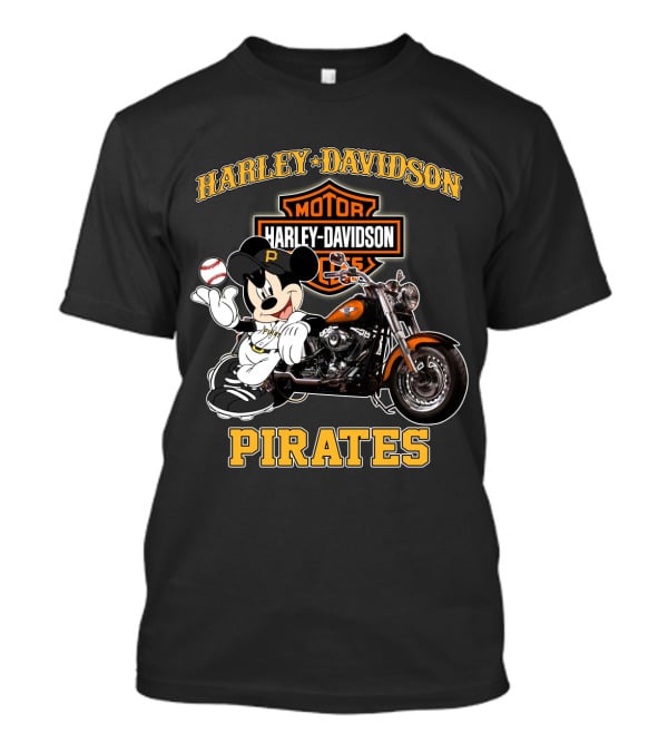 Harley Davidson Motor Cycles Pirates T-Shirt