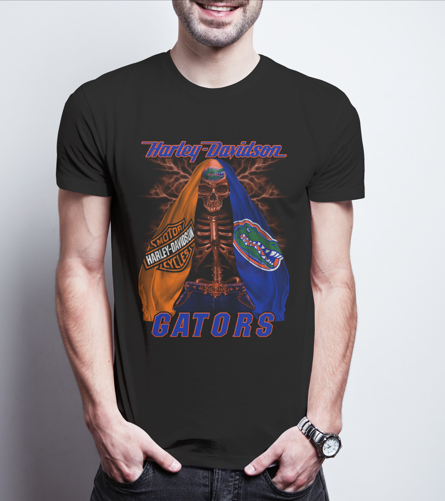 Harley Davidson Florida Gators Skeleton Hd M2D23 T-Shirt