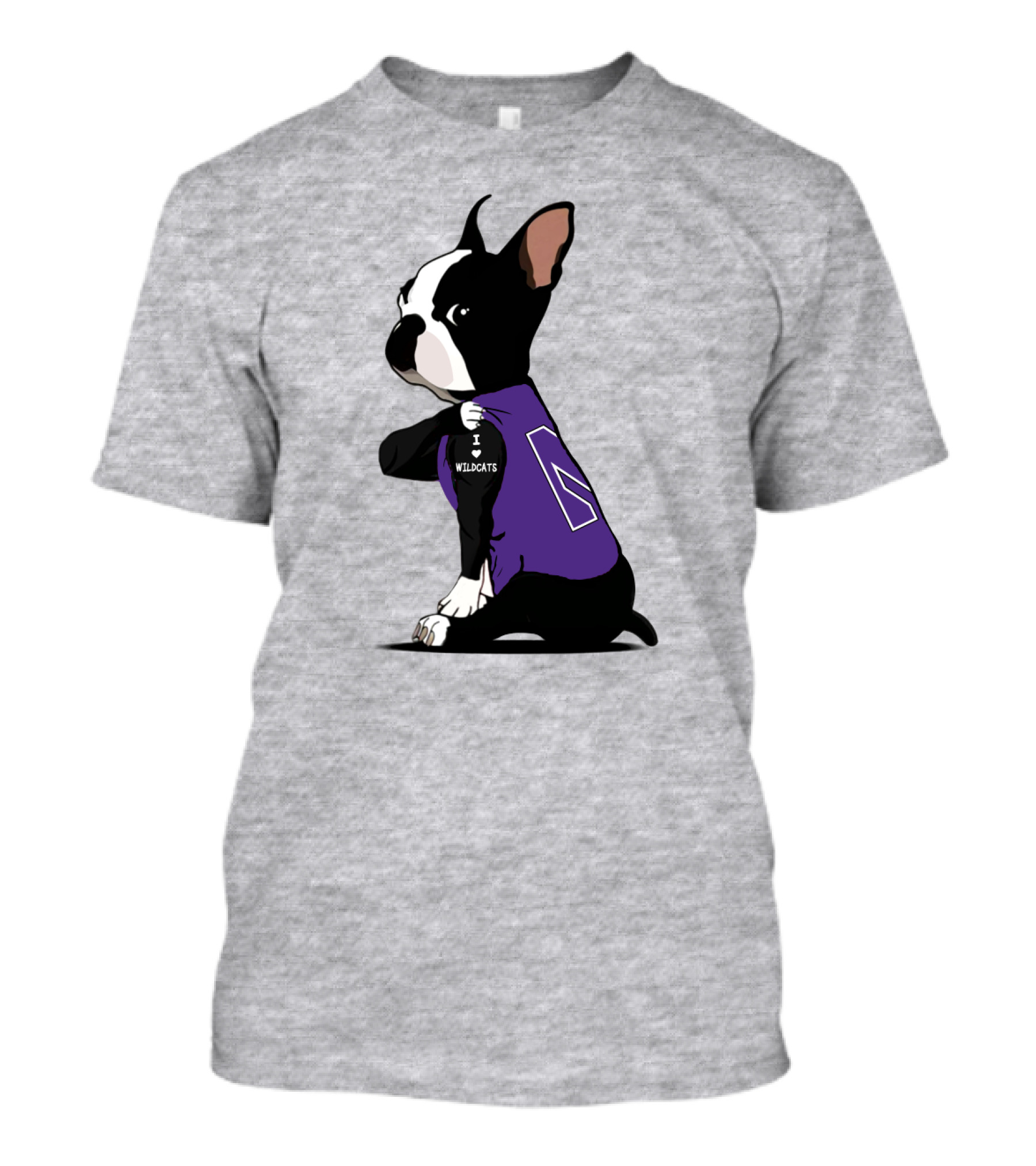 Northwestern Wildcats I Love Bulldogs T-Shirt