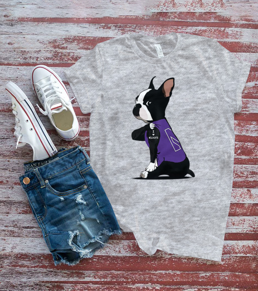 Northwestern Wildcats I Love Bulldogs T-Shirt