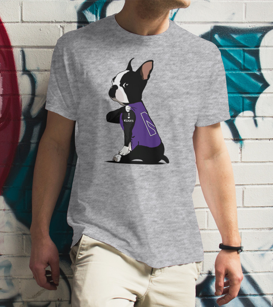 Northwestern Wildcats I Love Bulldogs T-Shirt