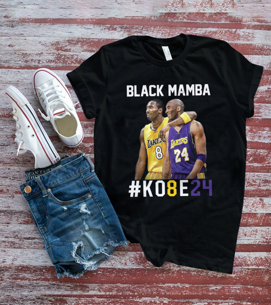BLACK MAMBA LAKERS KOBE 8 24 T-Shirt