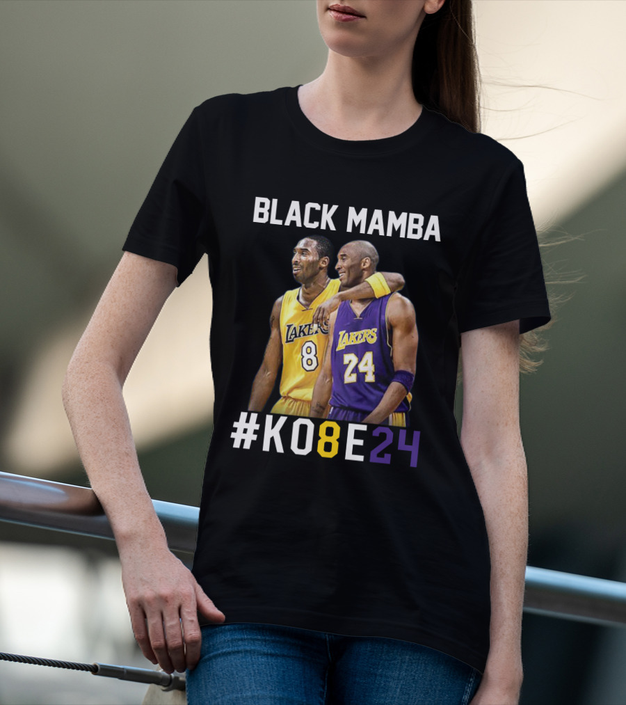 BLACK MAMBA LAKERS KOBE 8 24 T-Shirt