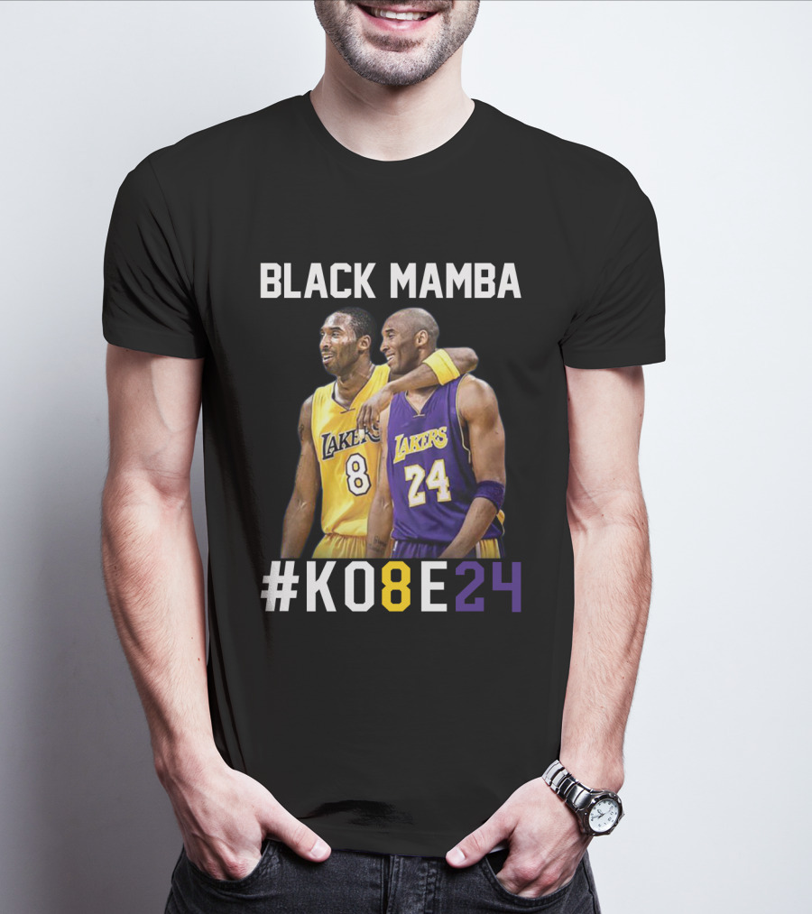 BLACK MAMBA LAKERS KOBE 8 24 T-Shirt