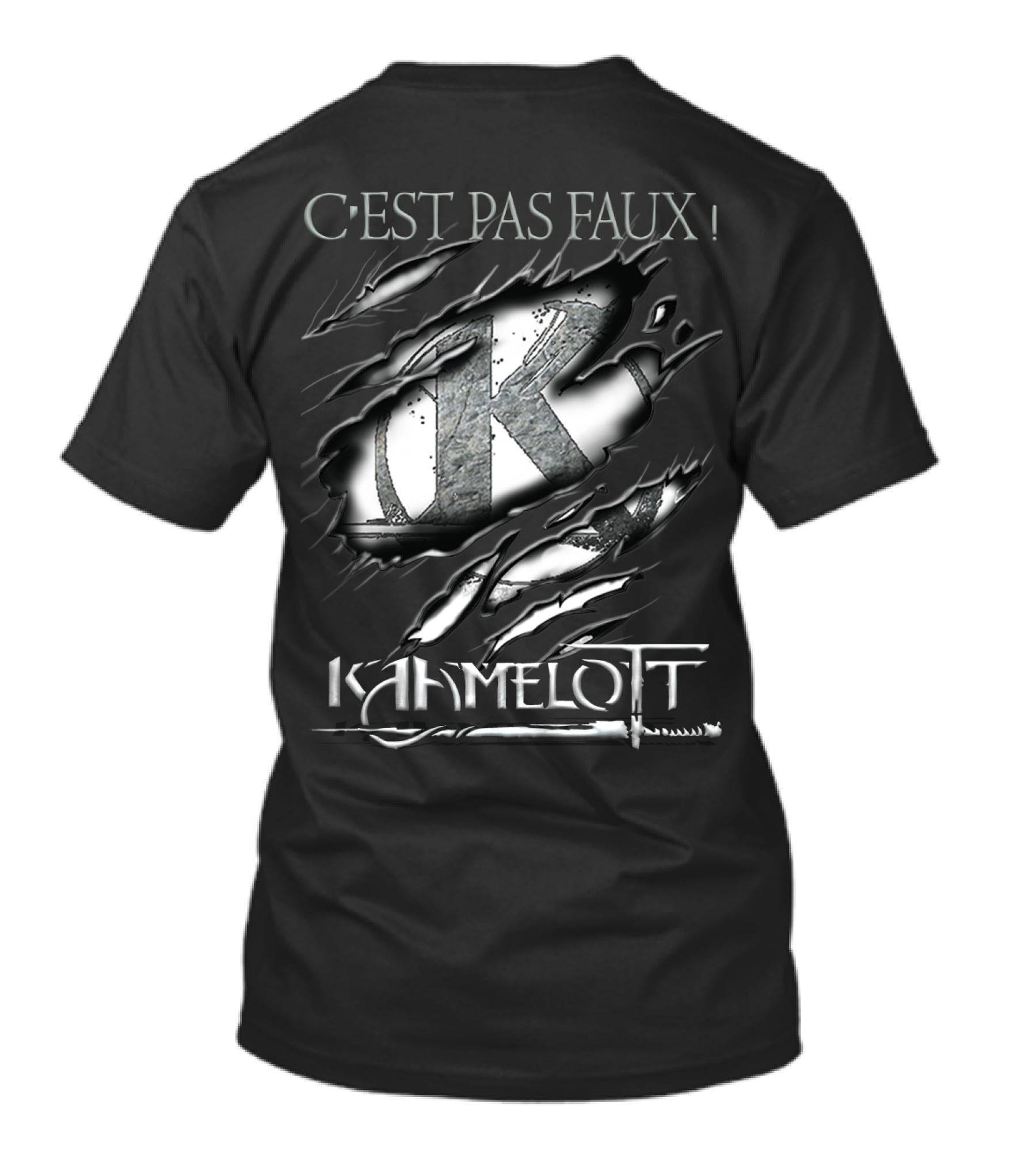 C'est Pas Faux Kaamelott K Claw Marks T-Shirt