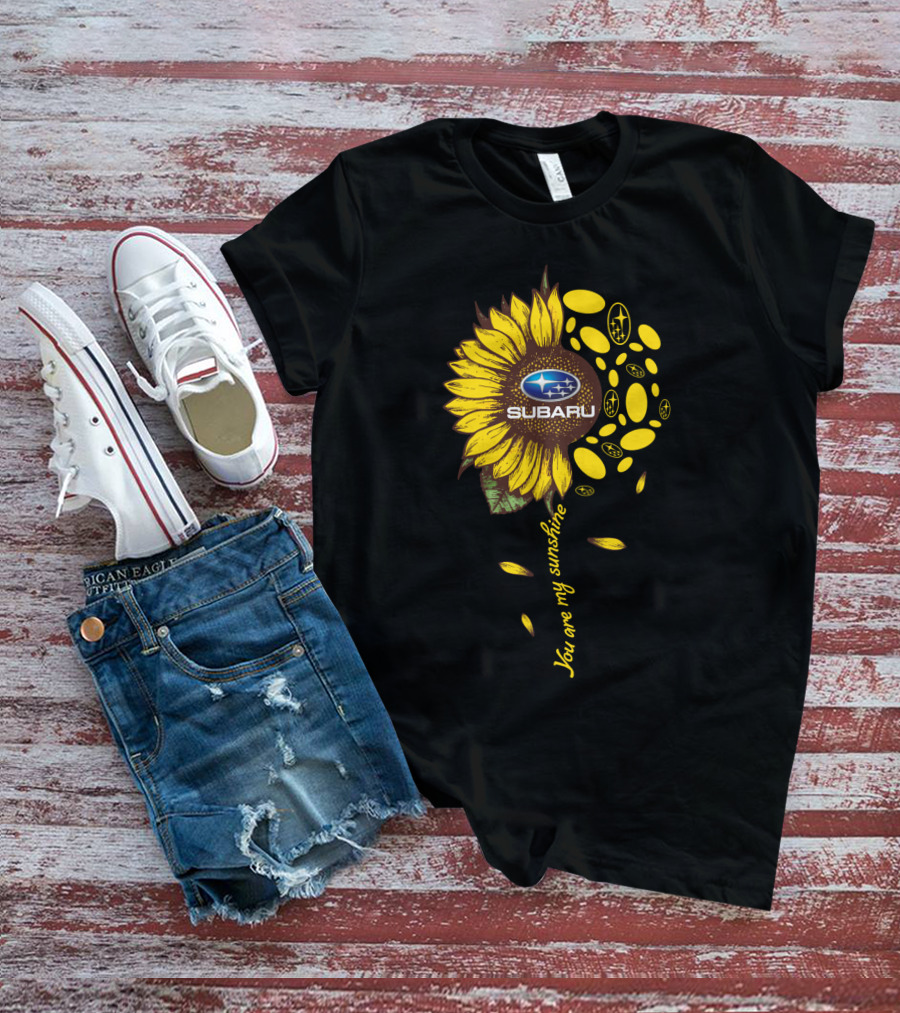Subaru You Are My Sunshine Sunflower T-Shirt