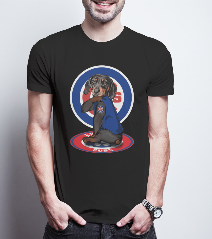 Cubs Dachshunds Chicago Cubs T-Shirt