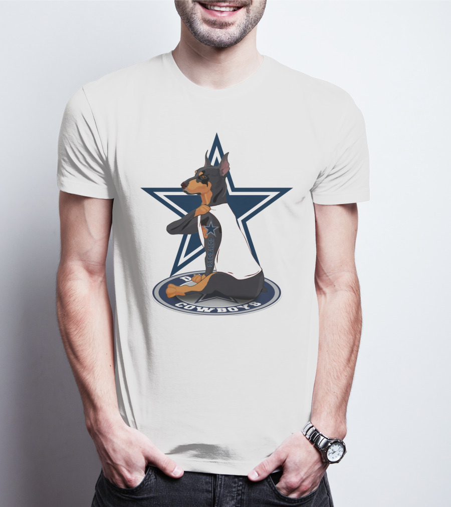 Dallas Cowboys Dobermann NFL Star T-Shirt