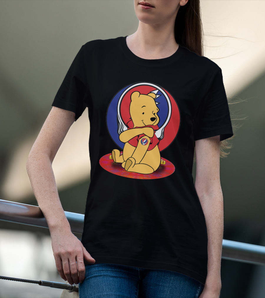 Winnie The Pooh Grateful Dead Steal Your Face T-Shirt