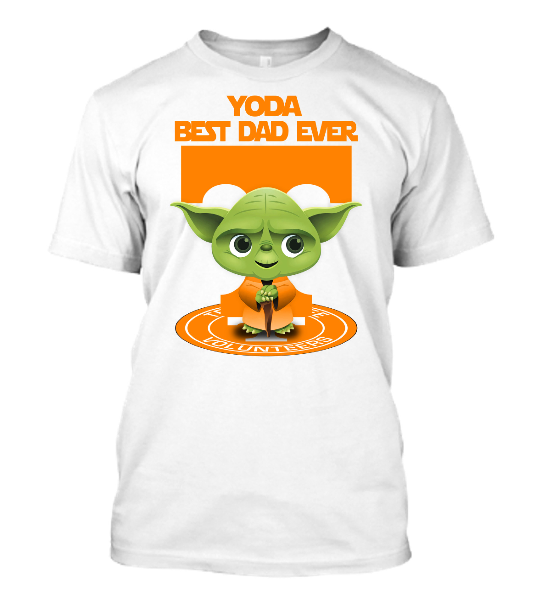 Yoda Best Dad Ever Tennessee Volunteers T-Shirt