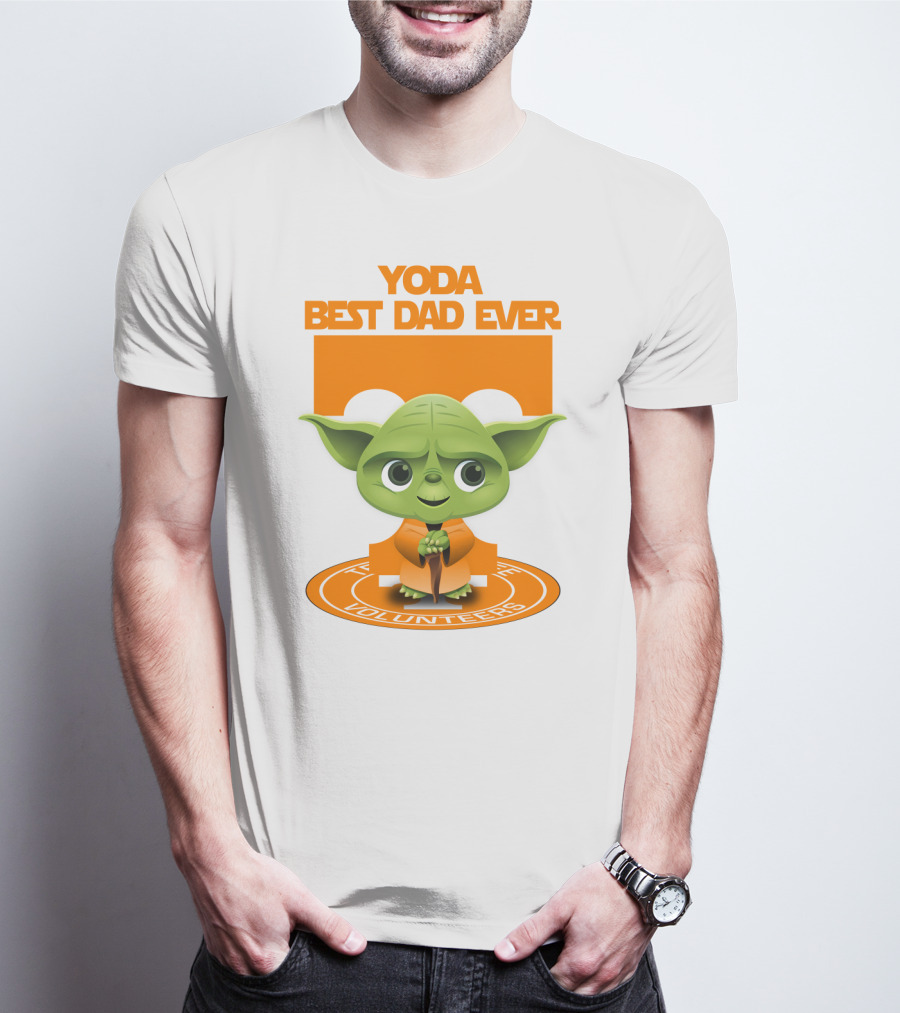 Yoda Best Dad Ever Tennessee Volunteers T-Shirt