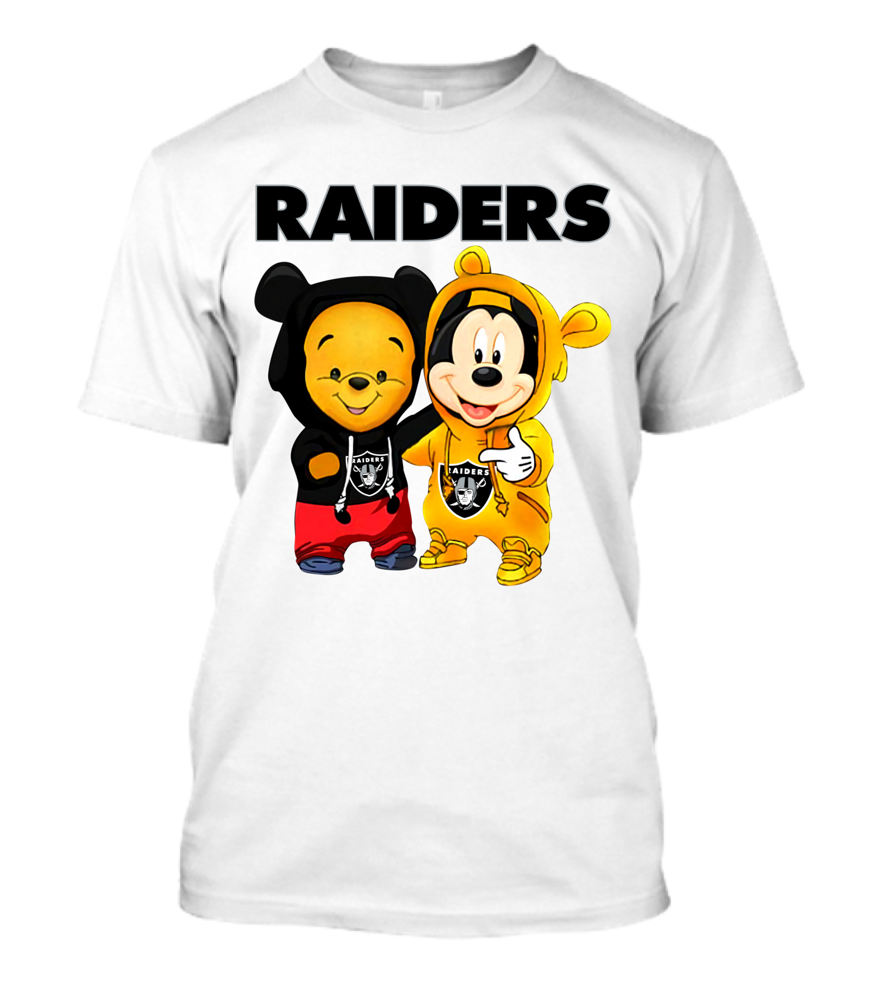 Raiders Pooh Mickey T-Shirt