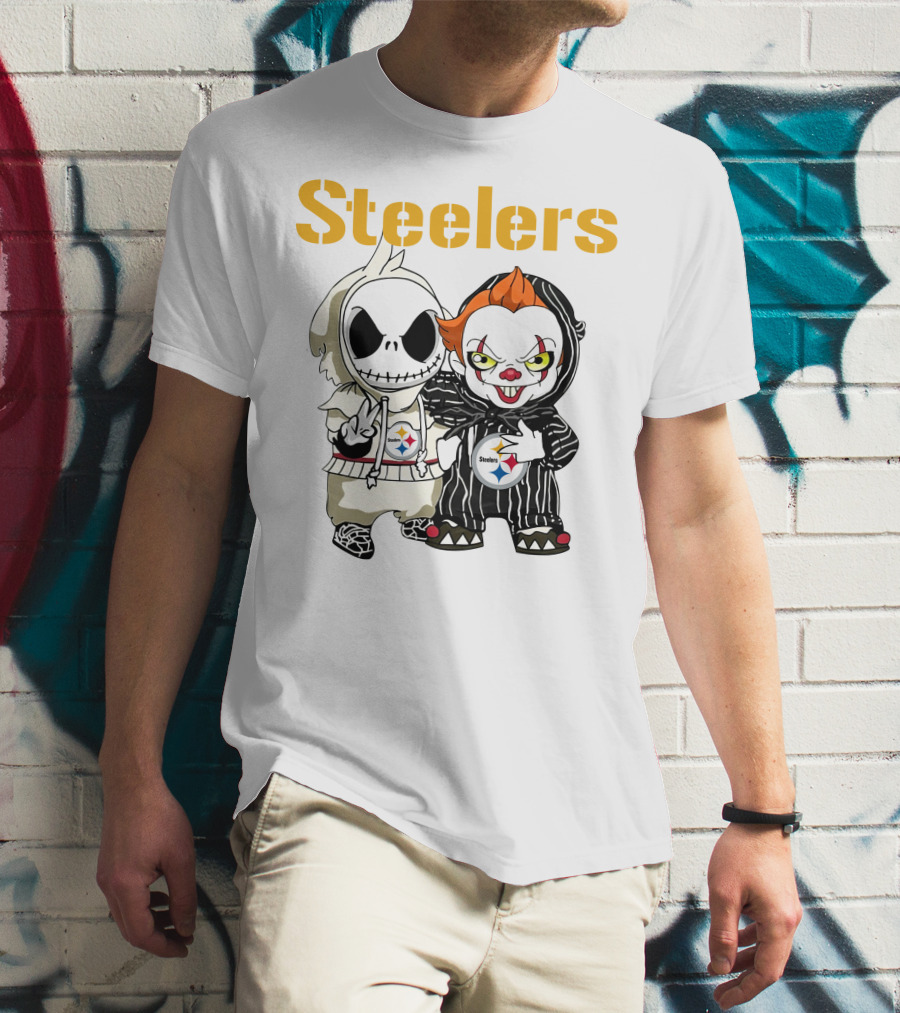 Steelers Jack Pennywise Cartoon Characters T-Shirt