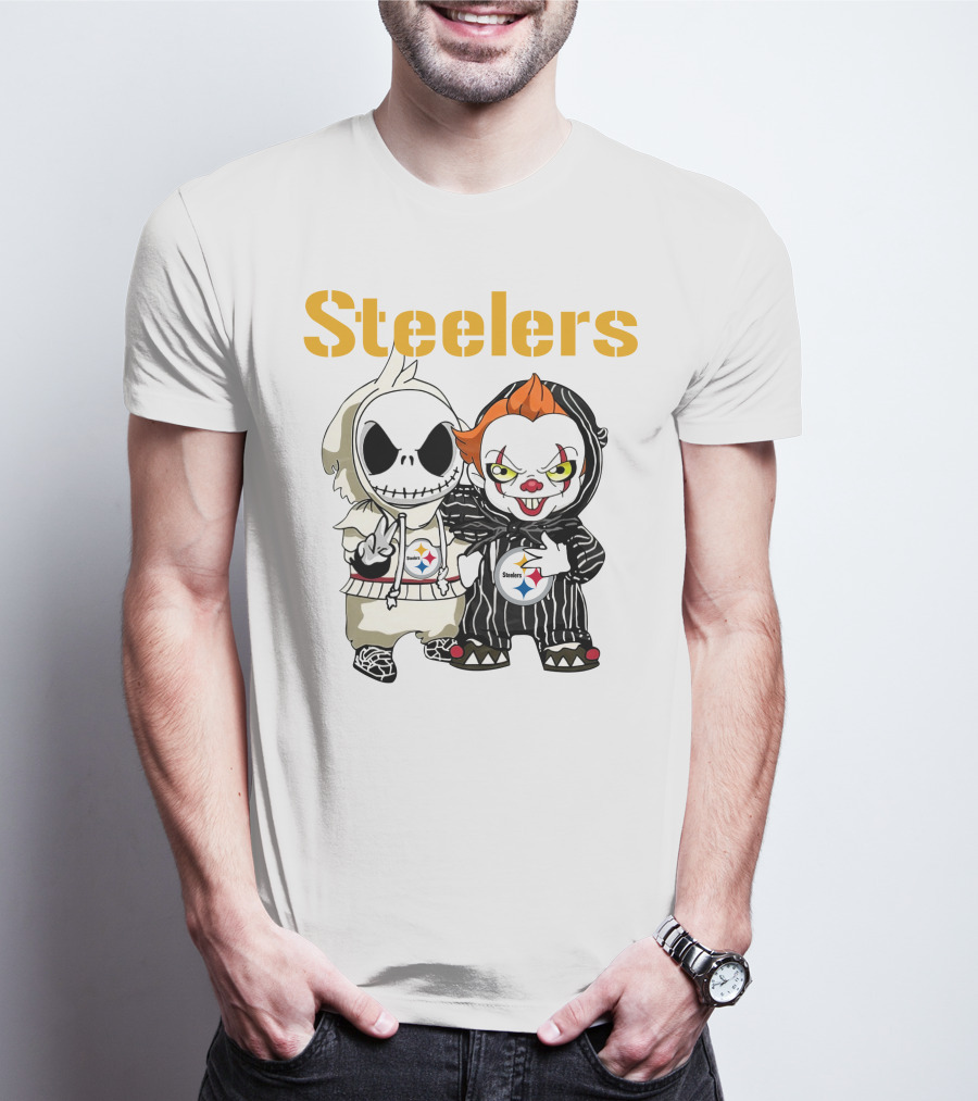 Steelers Jack Pennywise Cartoon Characters T-Shirt