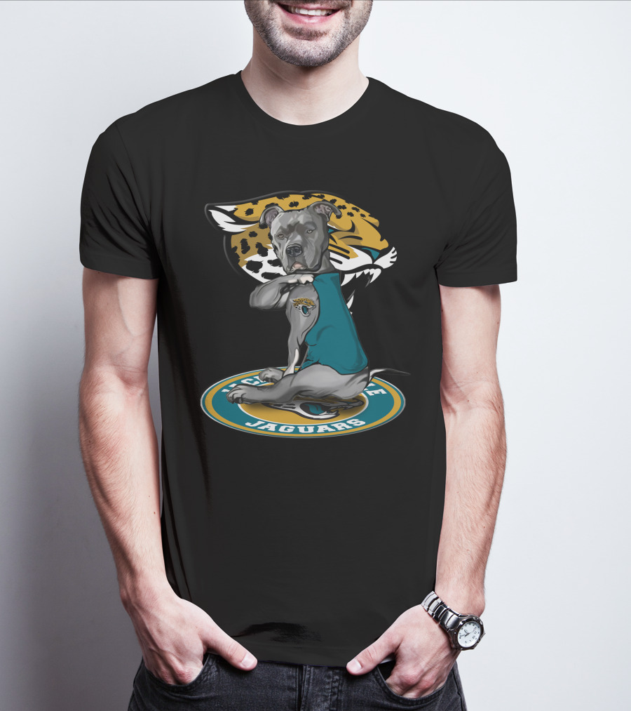 15 Jacksonville Jaguars Dog Fan With Team T-Shirt