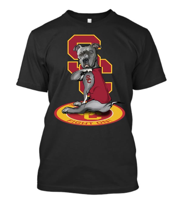 Sc Trojan Dog Fight On! T-Shirt