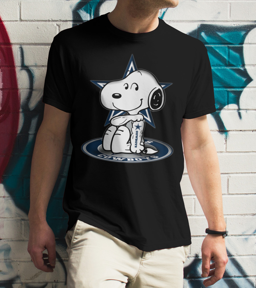 Snoopy Dallas Cowboys Star Logo T-Shirt