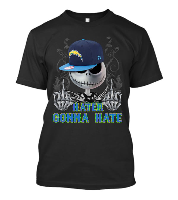 Hater Gonna Hate Los Angeles Chargers Cap T-Shirt