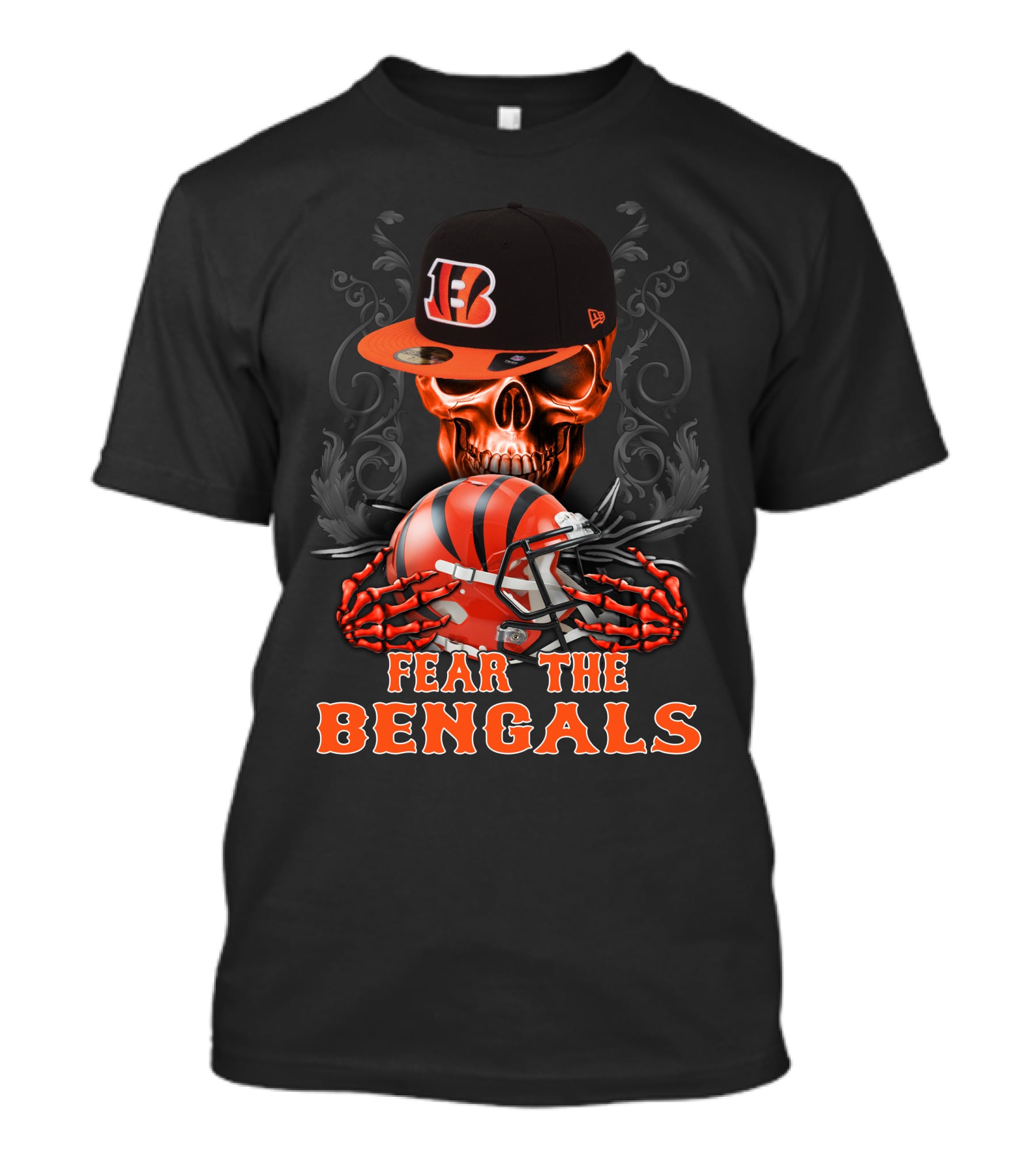Fear The Bengals Cincinnati Ds002-07 T-Shirt