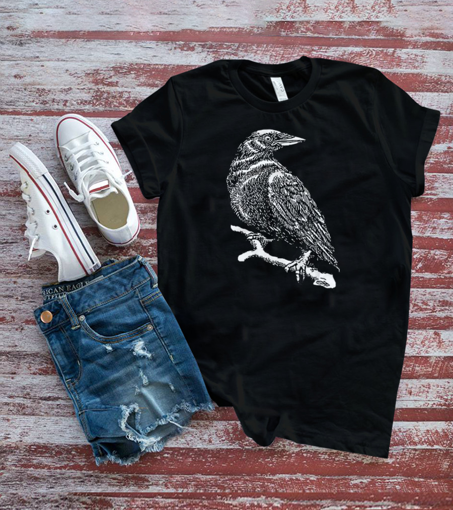 Crow Bird Birdwatching Nature T-Shirt