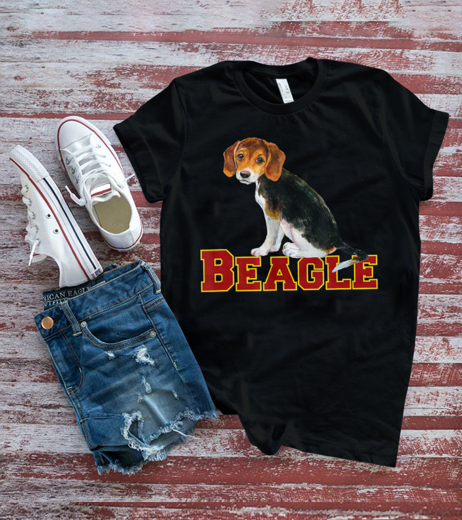 Beagle With Cute Puppy T-Shirt