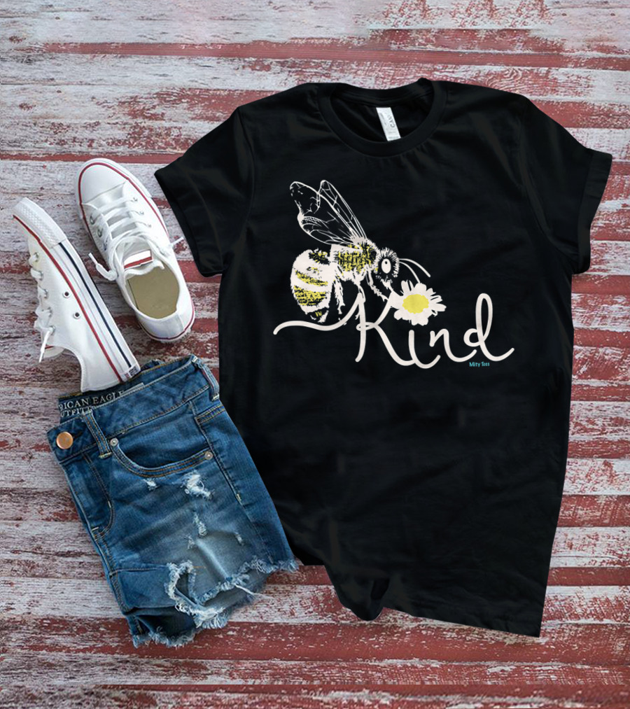 Bee Kind Flower By Minty T-Shirt