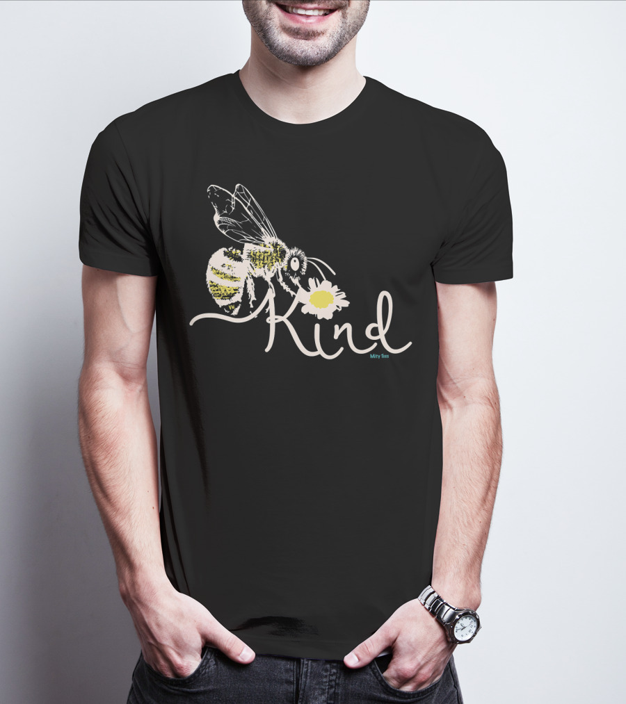 Bee Kind Flower By Minty T-Shirt