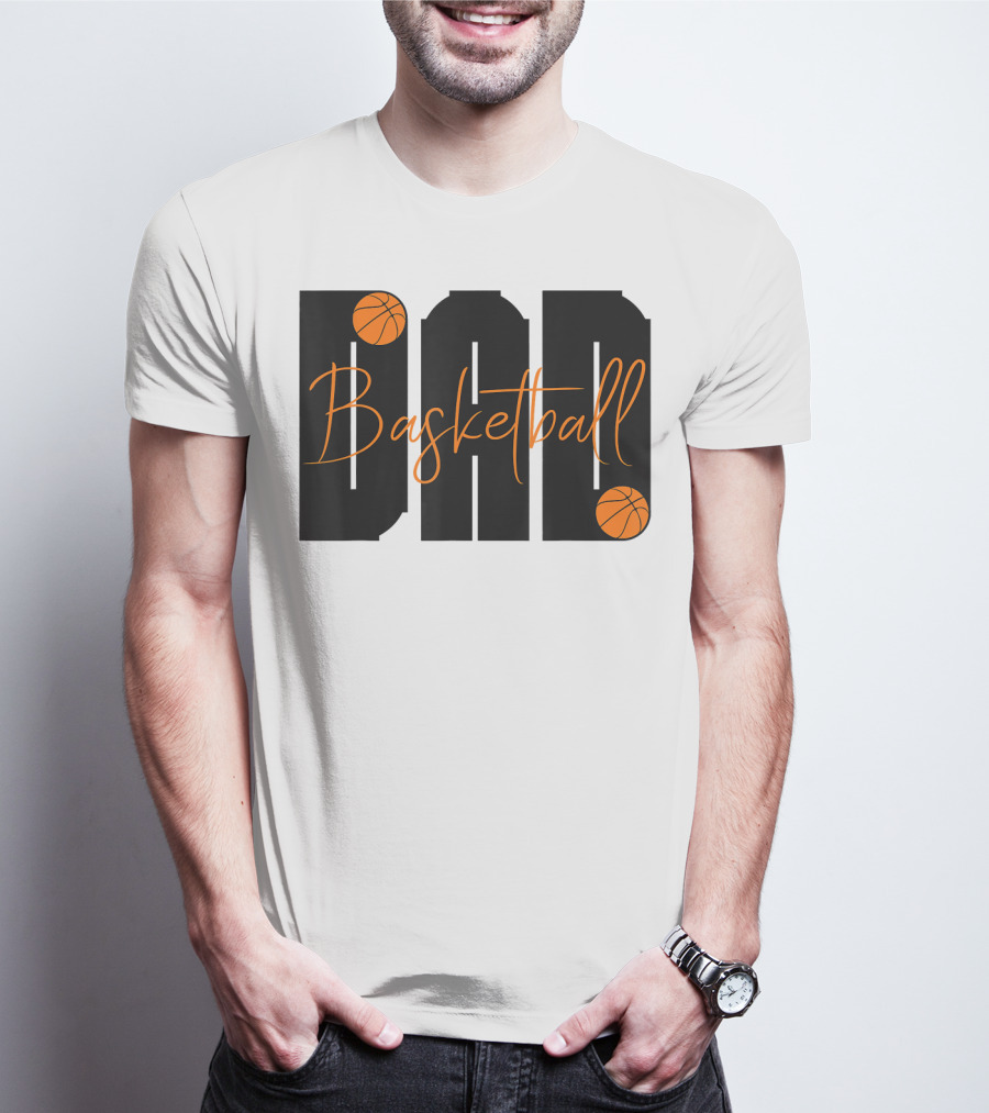 Dad Basketball Lover Father's Day Basketball T-Shirt