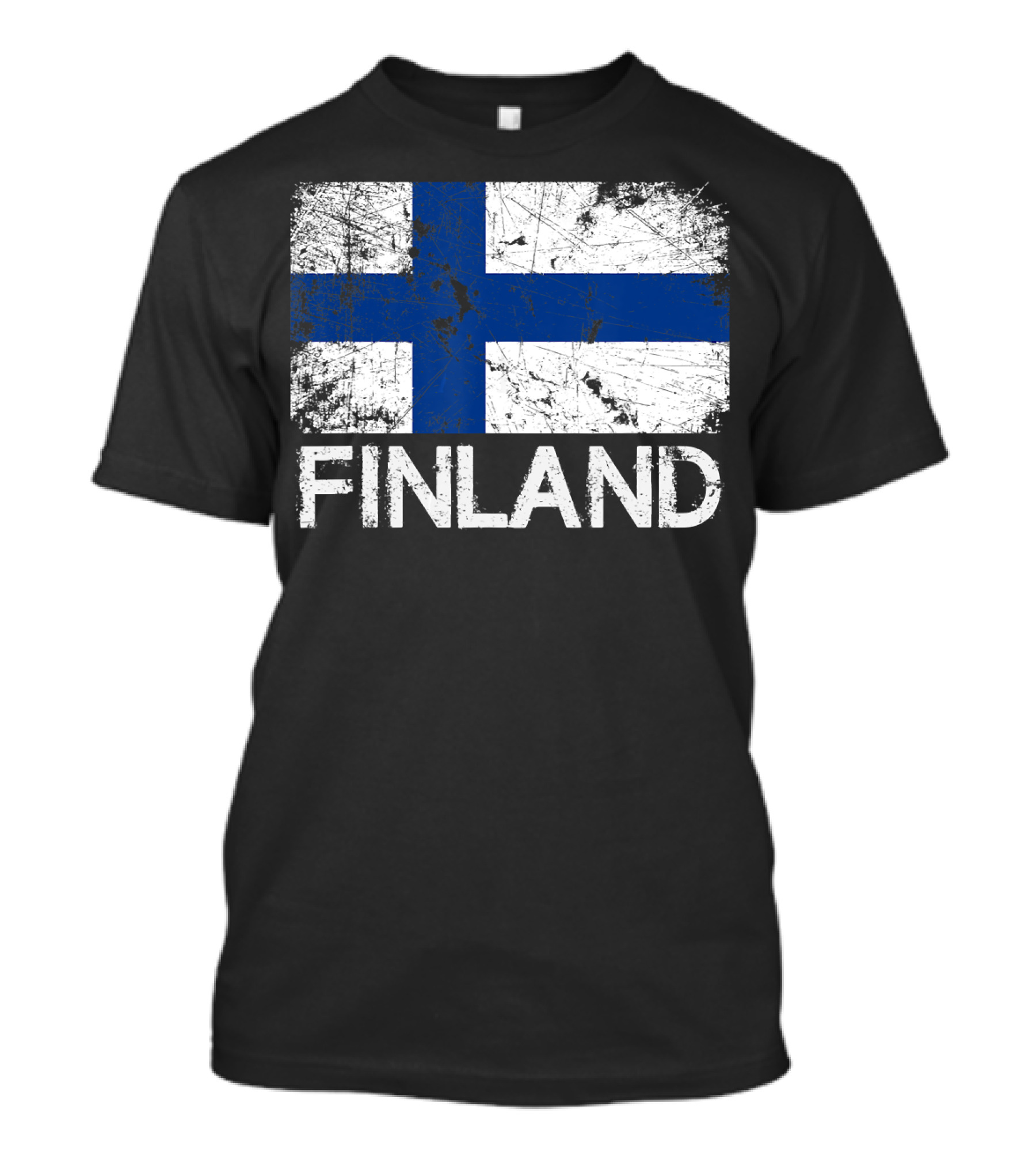 Finnish Flag Finland Vintage Made In Finla T-Shirt