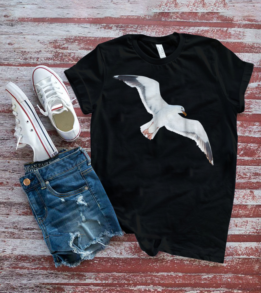 Majestic Flying Seagull For Seagull Lover T-Shirt